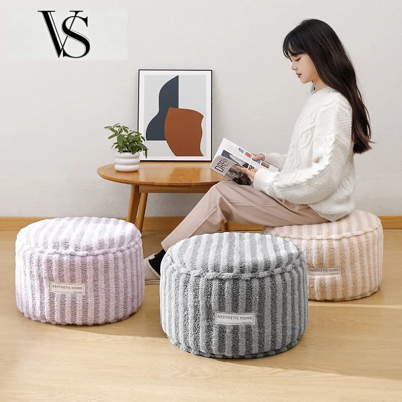Cover Cushion Yoga Meditation Floor Homestay Mat Bay Window Tatami Japanese Pouf Style Futon Cover Unstuffed Ottoman