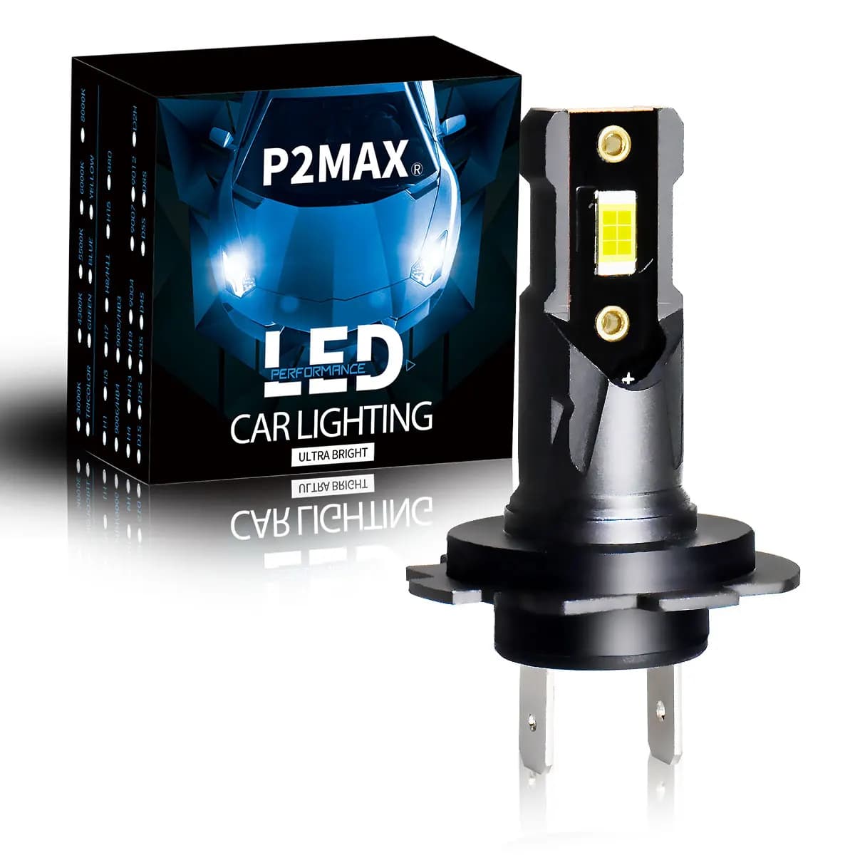 1/2/4 Pezzi Potenti Lampadine LED H7 per Fari Auto 22000LM 6000K 7035 1:1 Sostituzione Alogena Plug & Play 12V per Fari Auto/Moto DRL e Fendinebbia