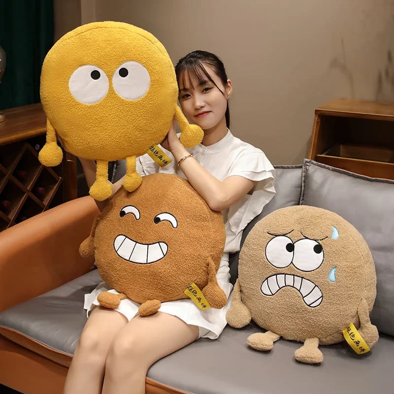 Adult long seat cushion, biscuit shape, non-slip, for sofa, living room, bedroom, window sill, creative comfort