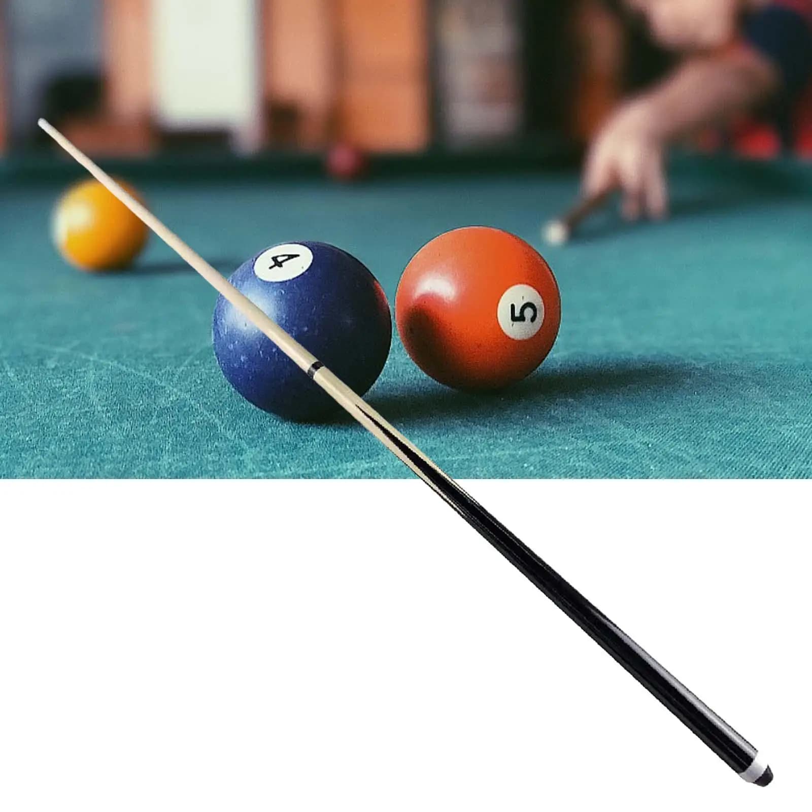 Mini stecca da biliardo portatile in legno per giochi da tavolo, strumento da biliardo professionale
