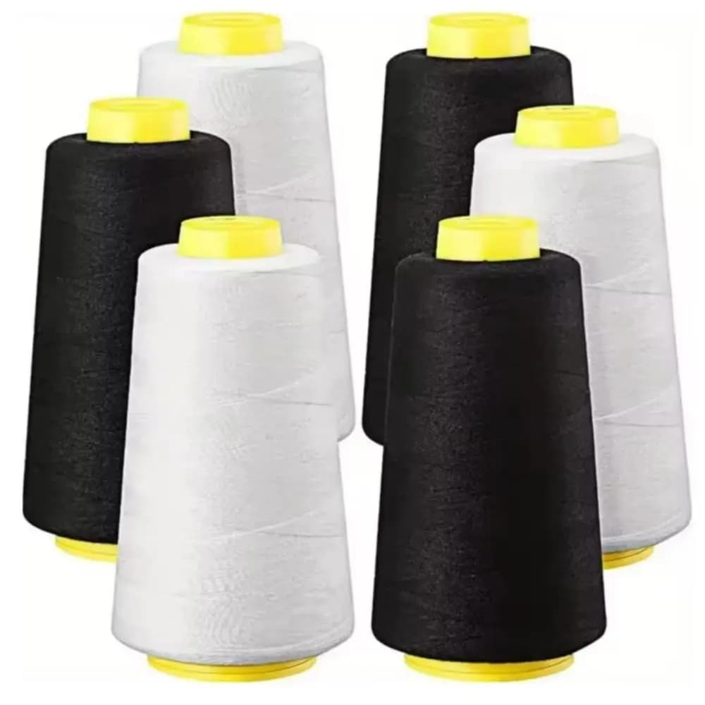 New Cones Spool 402 Sewing Thread 3000yards Black White Jeans Thread Sewing Supplies Hand & Sewing Machine