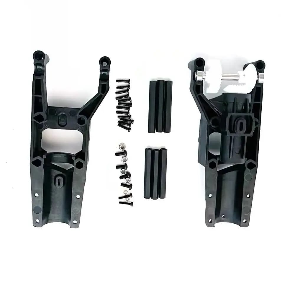 Parte di ricambio per elicottero RC 550E 600 fai-da-te Supporto per asta di coda con ingranaggio del tubo di coppia