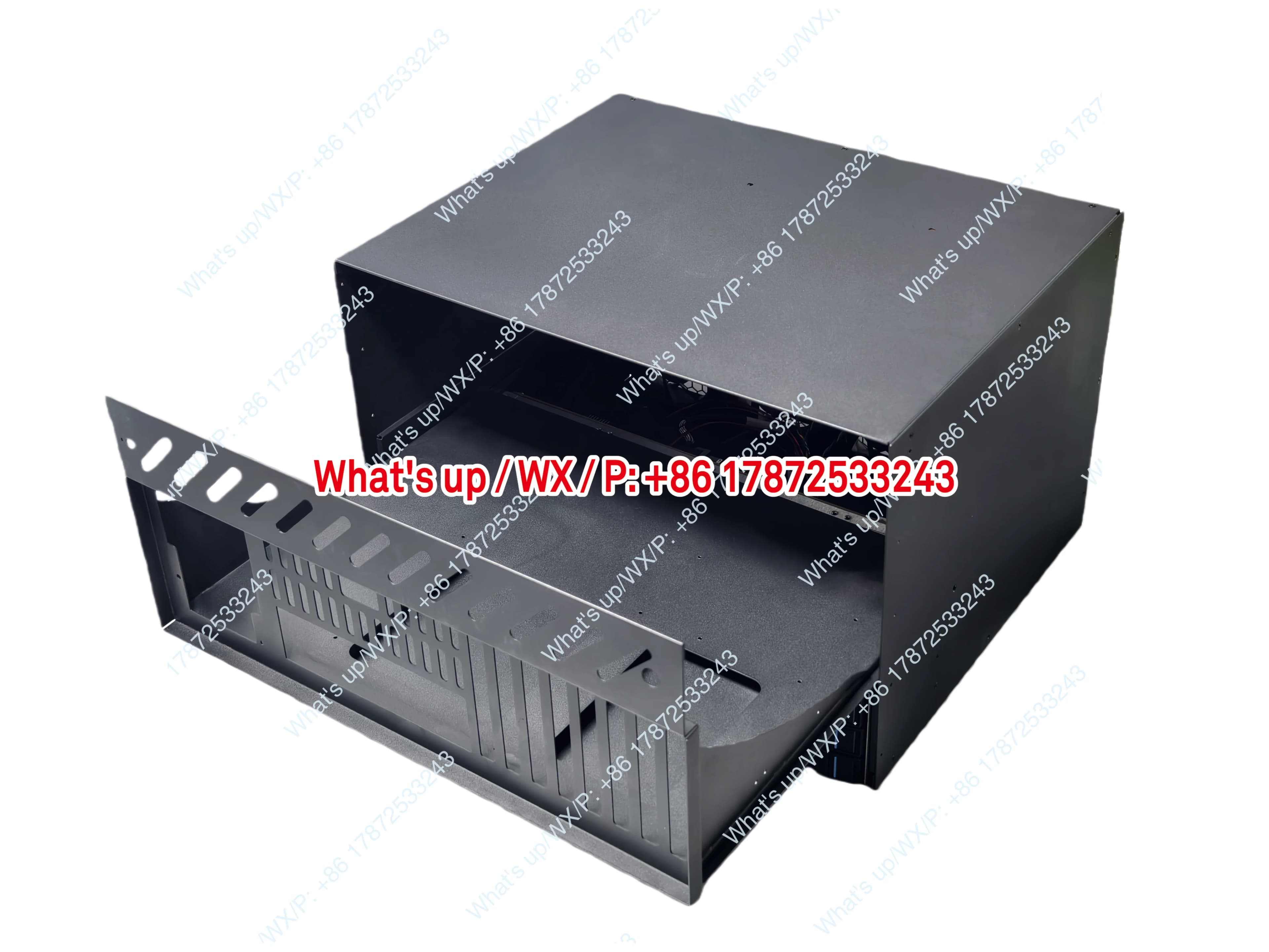 M412PC 12 disk NAS storage case 12G expansion backplane push-pull EATX motherboard front IO