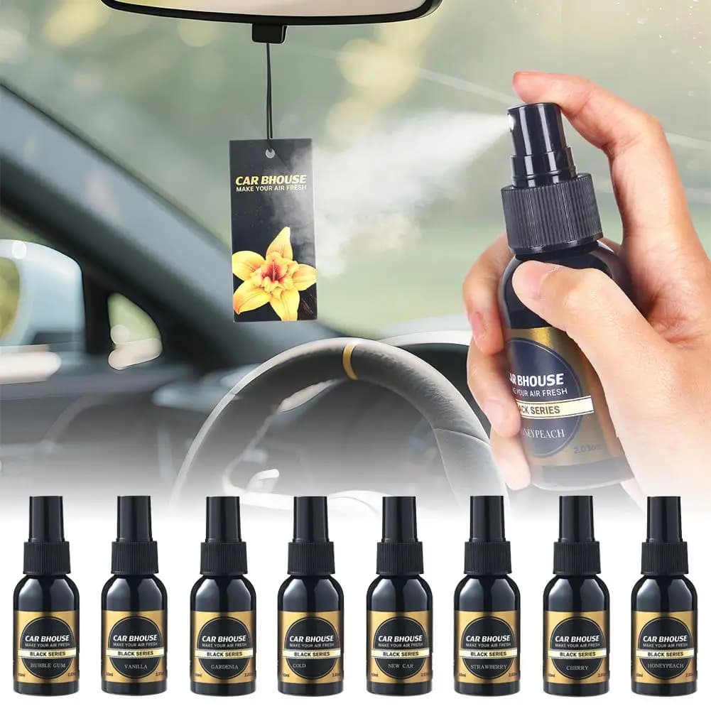 Car Air Freshener Mini Aromatherapy Essential Oil Odor Eliminator Kit Humidifier Gift Box Air Purifier Car Diffuser Long Lasting