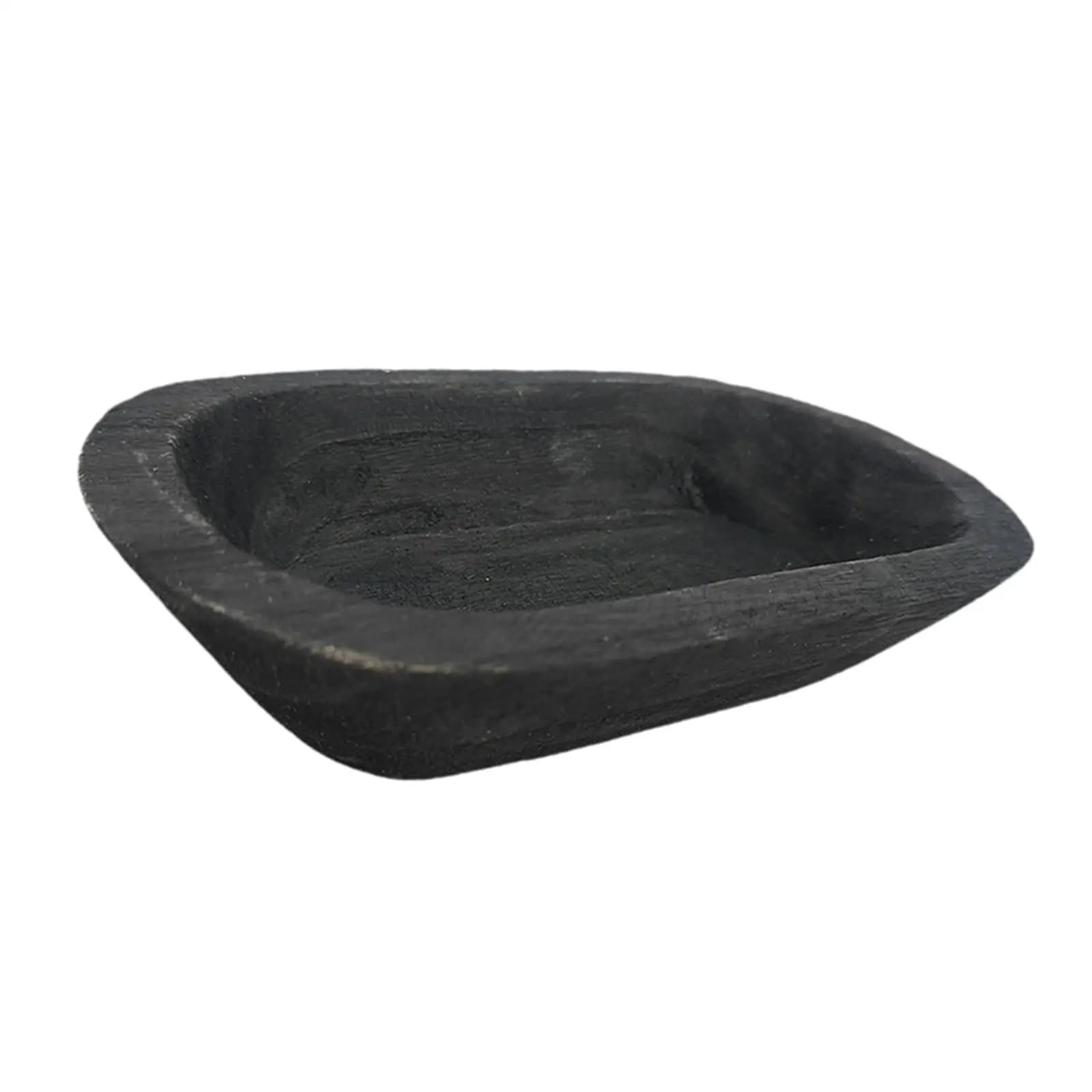 Vassoio portaoggetti in legno fatto a mano, decorazione rustica, ciotola per portacandele in stile rustico e decorazione per la tavola della cucina