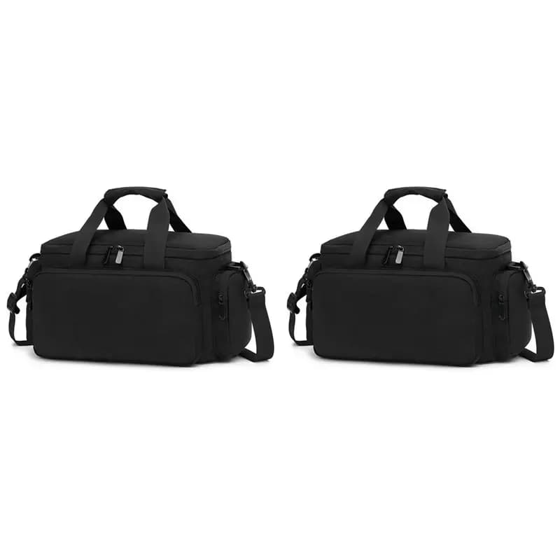 A52T 2X Camera Bag Shoulder Bag Water-Resistant Shock-Proof For Mirrorless Camera With Removable Dividers And Shoulder Strap