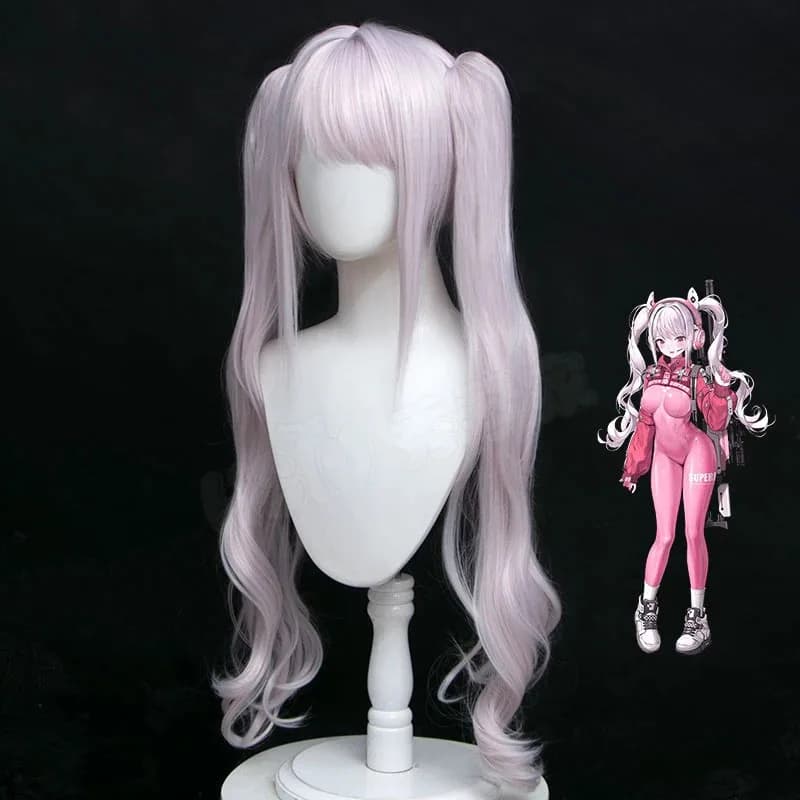 New game Alice Wig NIKKE The Goddess of Victory Cosplay Pink Hair Long Heels Halloween Carnival Pk;3,c'5.b;8'