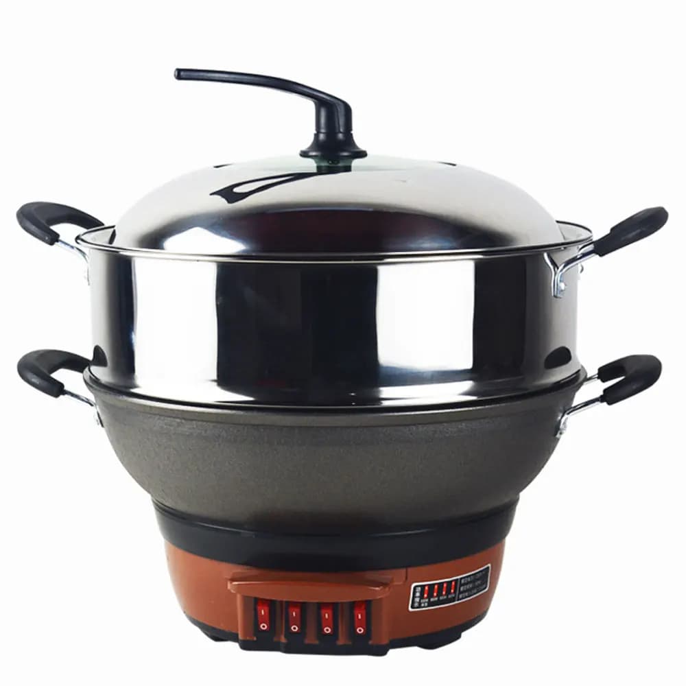 Multifunctional electric cooking pot for domestic use