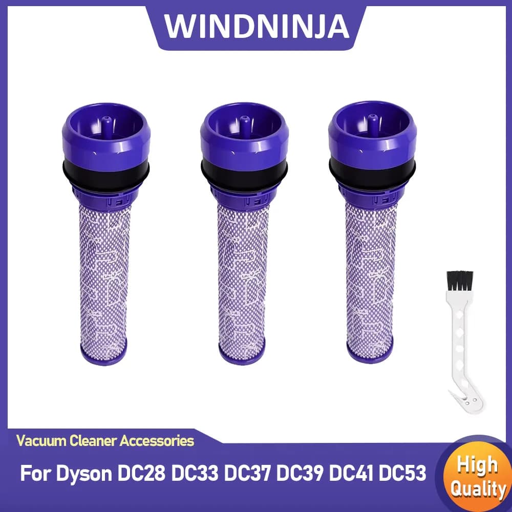 For Dyson Filters With Brush Accessories Fit For Dyson DC28 DC33 DC37 DC39 DC41 DC53 Vacuum Cleaner Pre-filter Replacement Parts