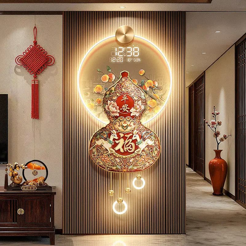 Orologio da Parete Artistico per Soggiorno, Design Creativo e di Lusso, Orologio da Parete per Ristorante, Grande Formato, Relogio De Parede, Decorazione per la Casa