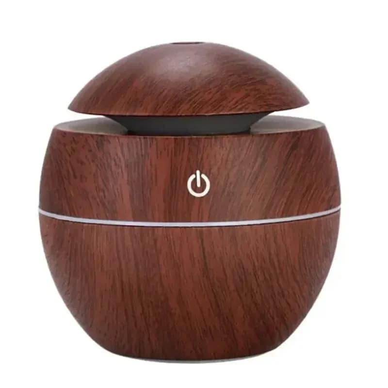 USB Ad Ultrasuoni Nebbia Fredda Spruzzatore Olio Essenziale Fragranza Mini Casa Grano di Legno Umidificatore Elettrico Aria Diffusore di Aroma Purifie