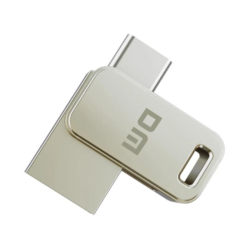 Chiavetta USB DM PD060 a doppia porta USB 3.2 Gen1 Type-C + Type-A OTG per Android / iOS / PC / Mac