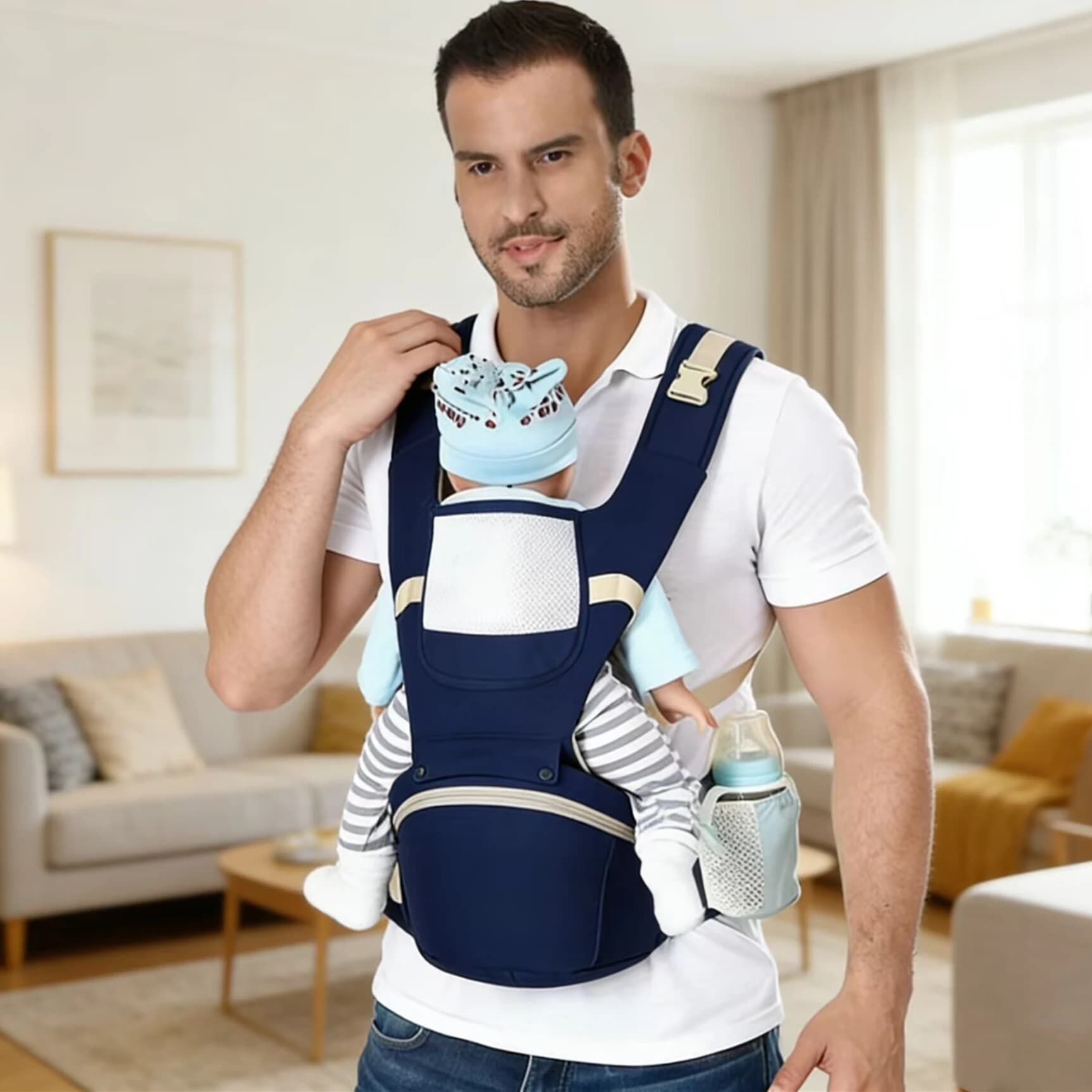 Newborn Carriers Kangaroo Bag Carrier Wrap Babies Sling Bags Infant Backpack Toddler Backpacks Baby Going Out Straps Ventilate
