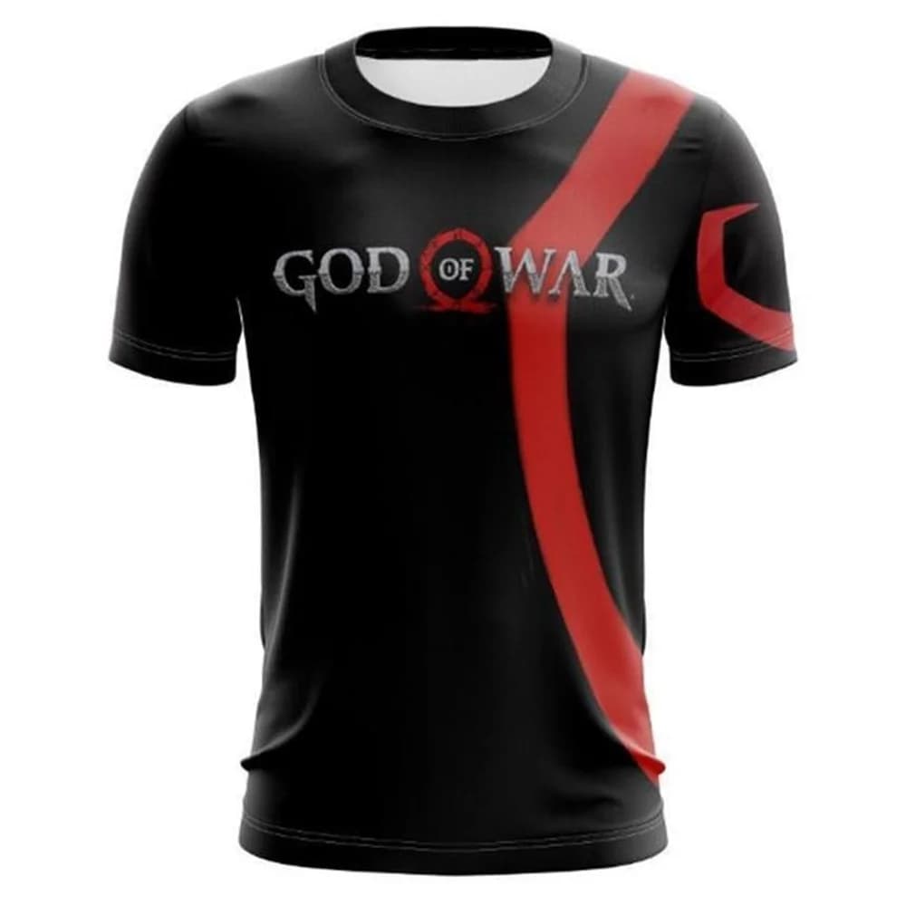 CLOOCL T-shirt da uomo Kratos God of War 3D Stampa Cosplay T-shirt a maniche corte Moda donna Harajuku Unisex Streetwear Top