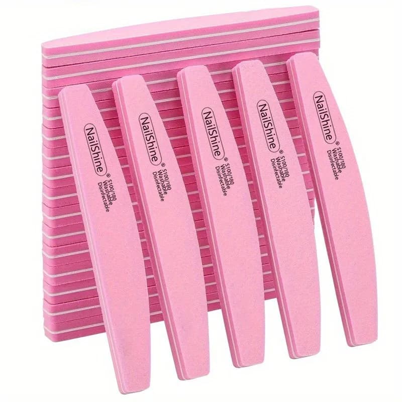 2 Pezzi Blocco Lima Unghie Professionale a Doppia Faccia, Spugna Colorata per Lucidatura Unghie, Striscia Abrasiva per Pedicure