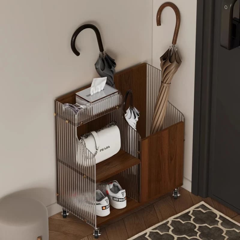 Yoga mat storage basket Gym equipment holder for home Sports equipment door badminton multifunctional entrance umbrella stand