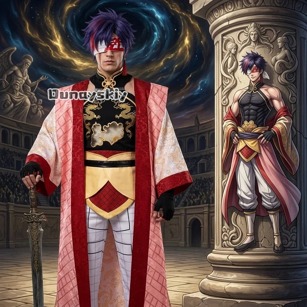 KS*20Record Of Ragnarok Qin Shi Huang Ying Zheng Cosplay Full Costume Anime Outfit For Con Halloween Theme Party Male Roleplay