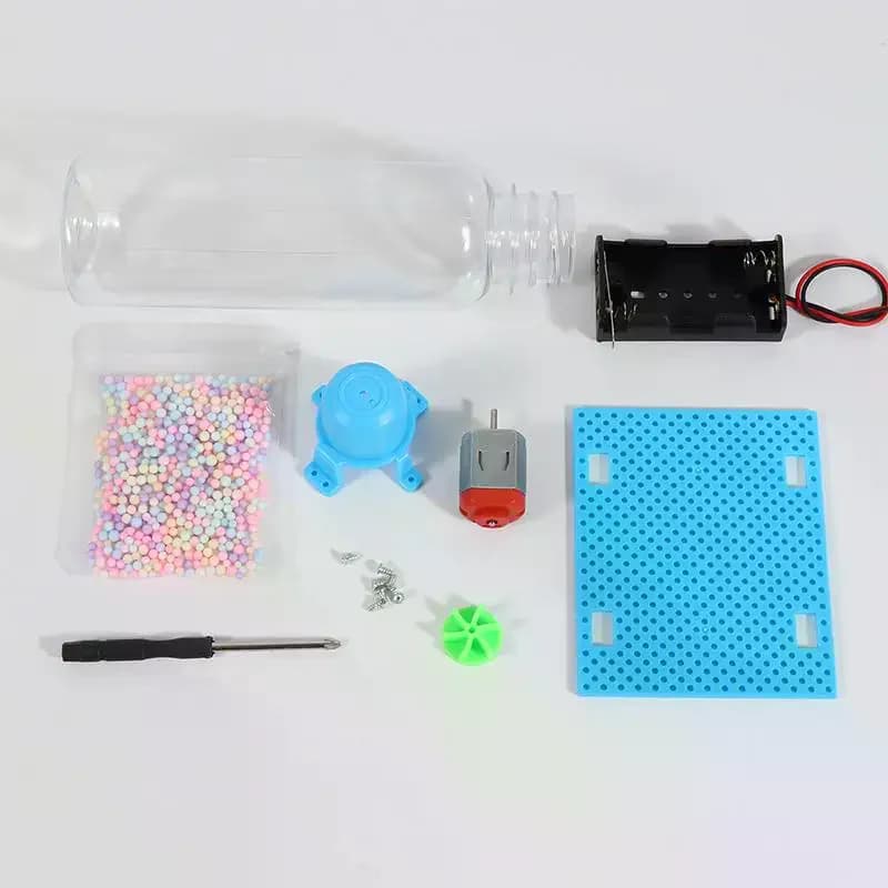 Set Simulatore di Vento e Acqua, Kit Twister Maker Facile da Assemblare, Regalo Educativo Fai-da-Te con Bottiglia Vuota
