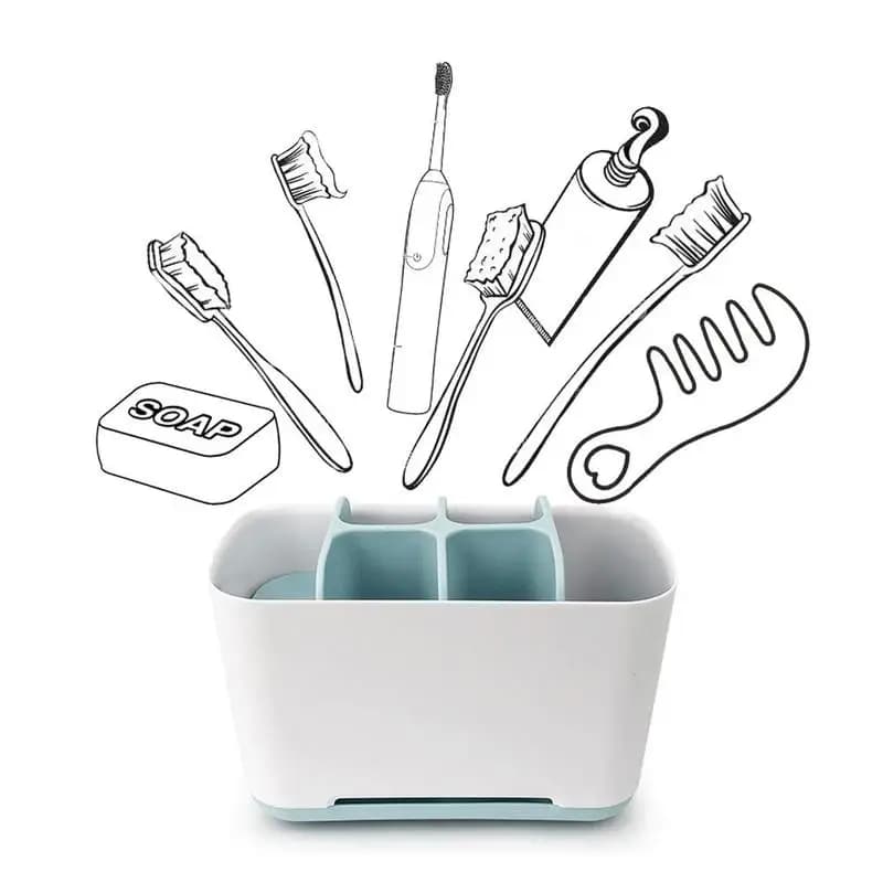 1 pc toothbrush toothbrush bag beard brush brush electric toothbrush holder organizer support bathroom accessories box