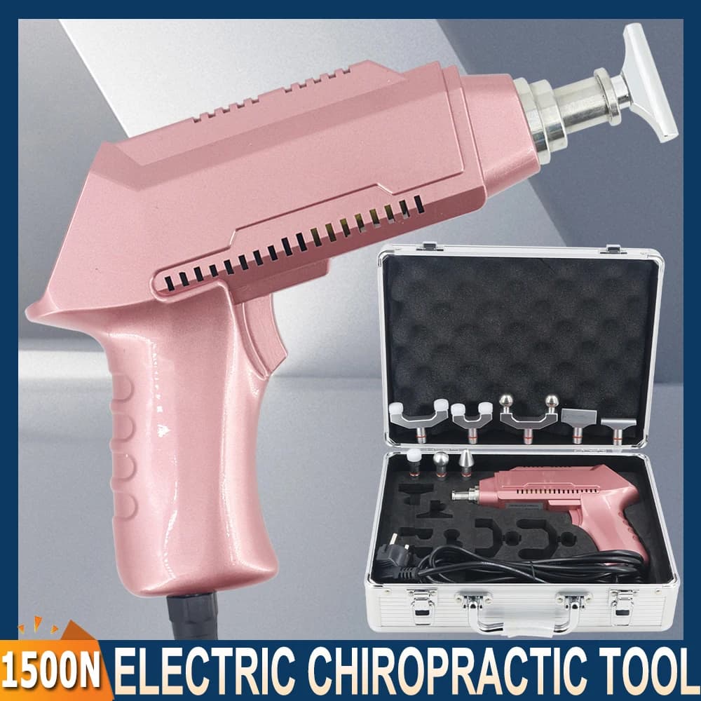 Chiropractic Instrument New Electric Correction Gun 1500N Intensity Adjustable Bone Spine Cervical Spinal Therapy Massager 2026