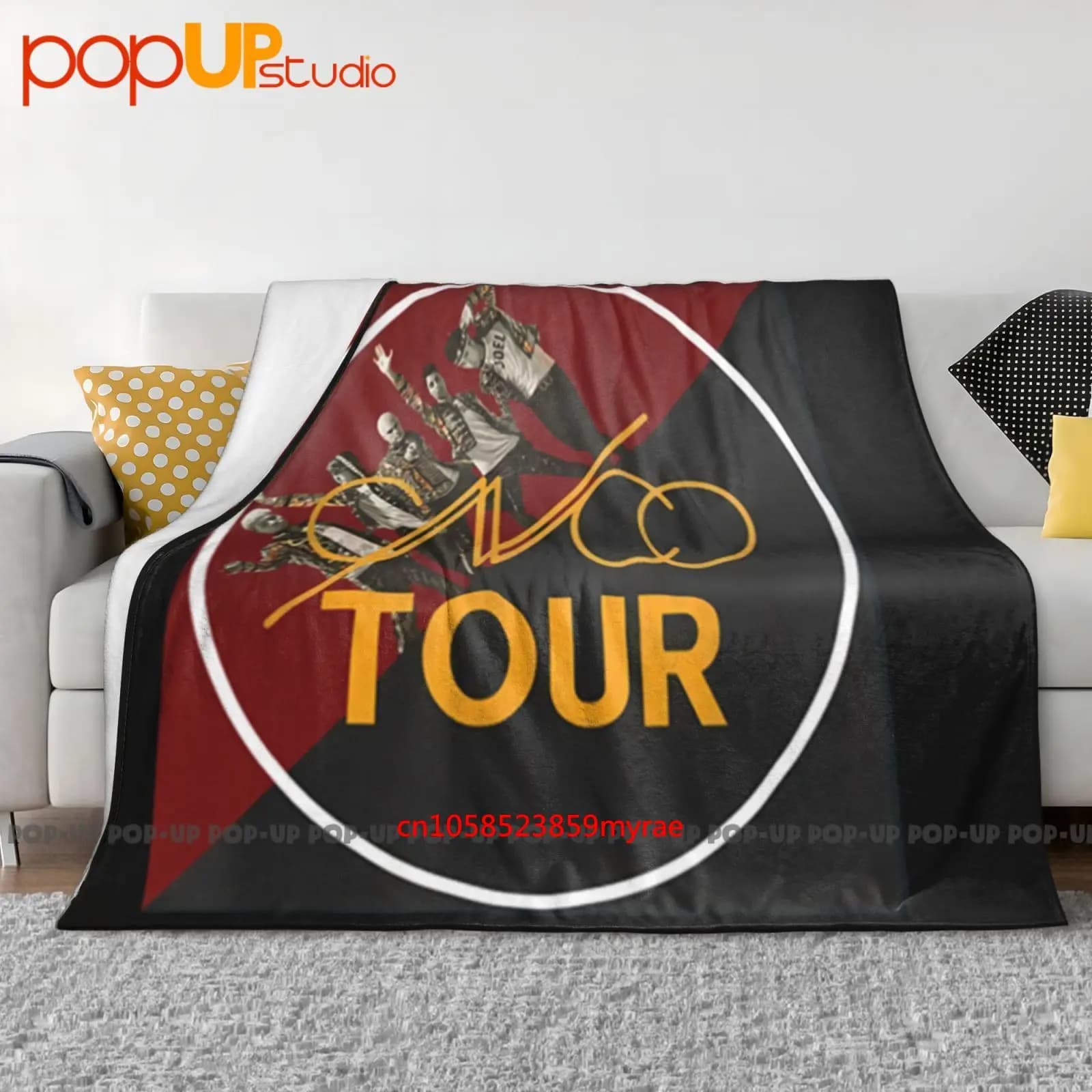 Cnco Tour Latin American Boy Band Coperta ultra morbida trapunta invernale Copridivano Copriletto