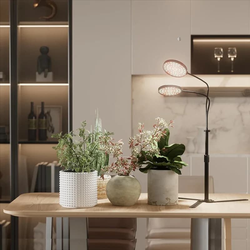 Luci AB33-Grow per piante da interno, luci per piante a spettro completo 6000K per coltivazione interna, 3,5: luce per coltivazione a doppio anello a LED