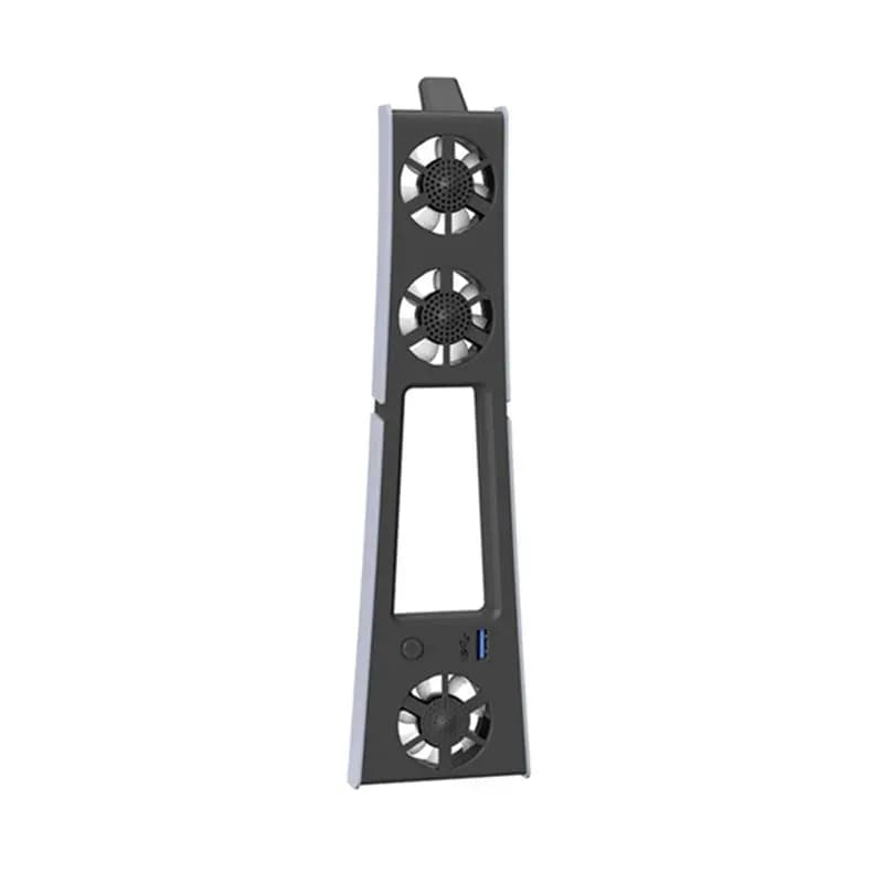 Ventola di raffreddamento per giochi con luce LED, sistema di raffreddamento efficiente, riduzione del rumore, 3 ventole, accessori di raffreddamento per PS5 Slim