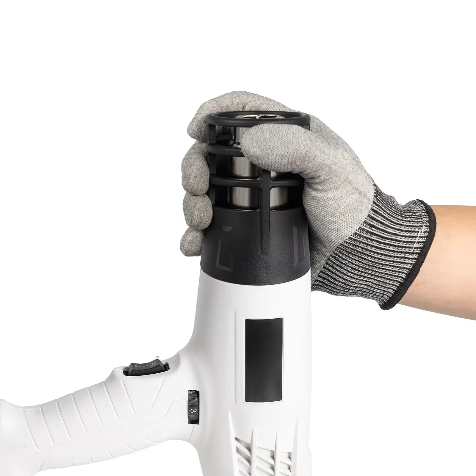 Pistola termica ad aria calda per imballaggio professionale industriale antiscottatura da 2000 W
