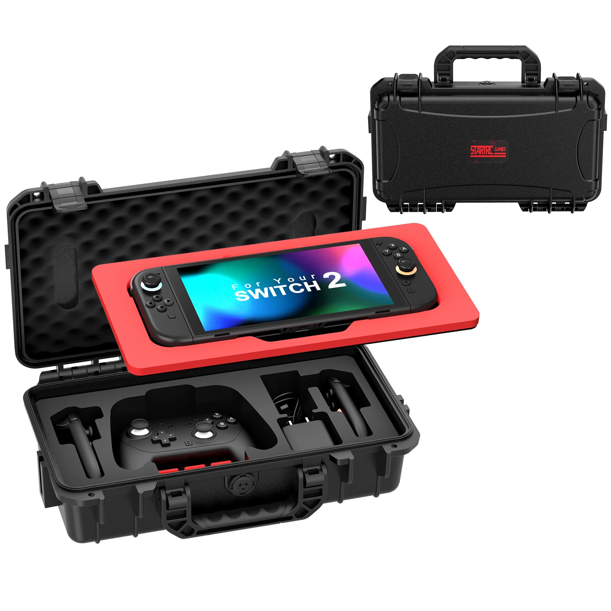Adatto per Nintendo Switch 2 Scatola di immagazzinaggio per console di gioco Custodia protettiva portatile a prova di caduta per accessori di gioco da viaggio