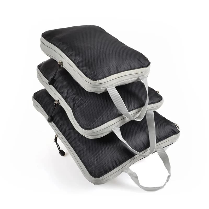 Borsa portaoggetti da viaggio Cubi da imballaggio comprimibili Valigia da viaggio pieghevole impermeabile in nylon portatile con organizer per bagagli