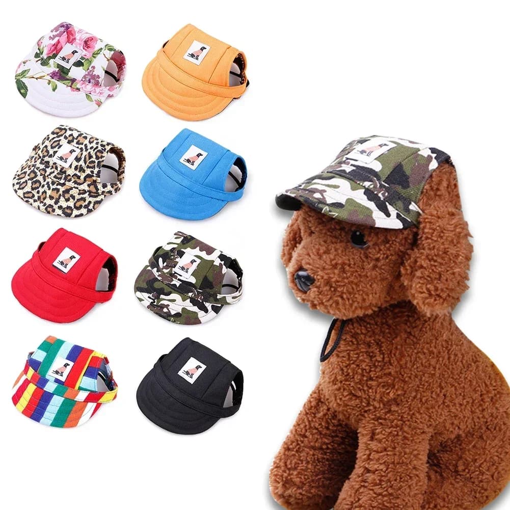 Alla moda carino animale domestico cane gatto cucciolo cappello visiera da baseball cappello cucciolo toelettatura vestito cappello berretto con visiera sunbonnet topee all'aperto