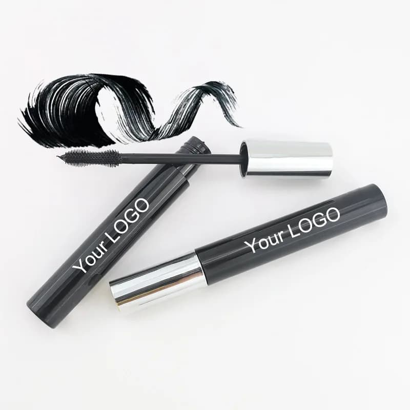 Print Logo Mascara Waterproof Extends Black Eyelash Extension Not Sweat Elongation Volume Mascara Cosmetics Bulk Business