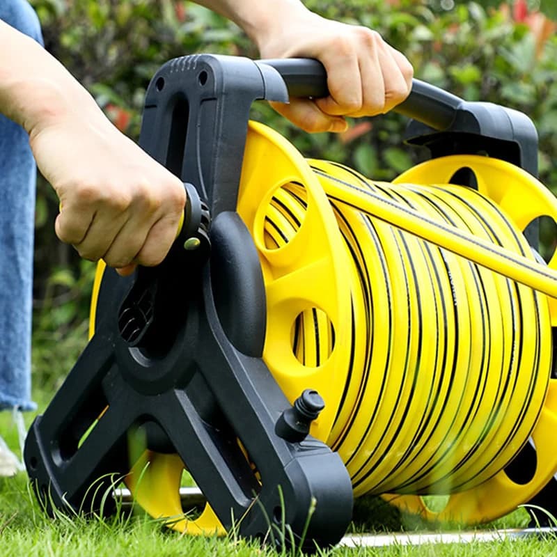 Garden Hose Reels Water Pipe, Portable Shelf Bracket, Household, High Pressure,Vegetable Car Wash,Storage Pipe Roll TY0372