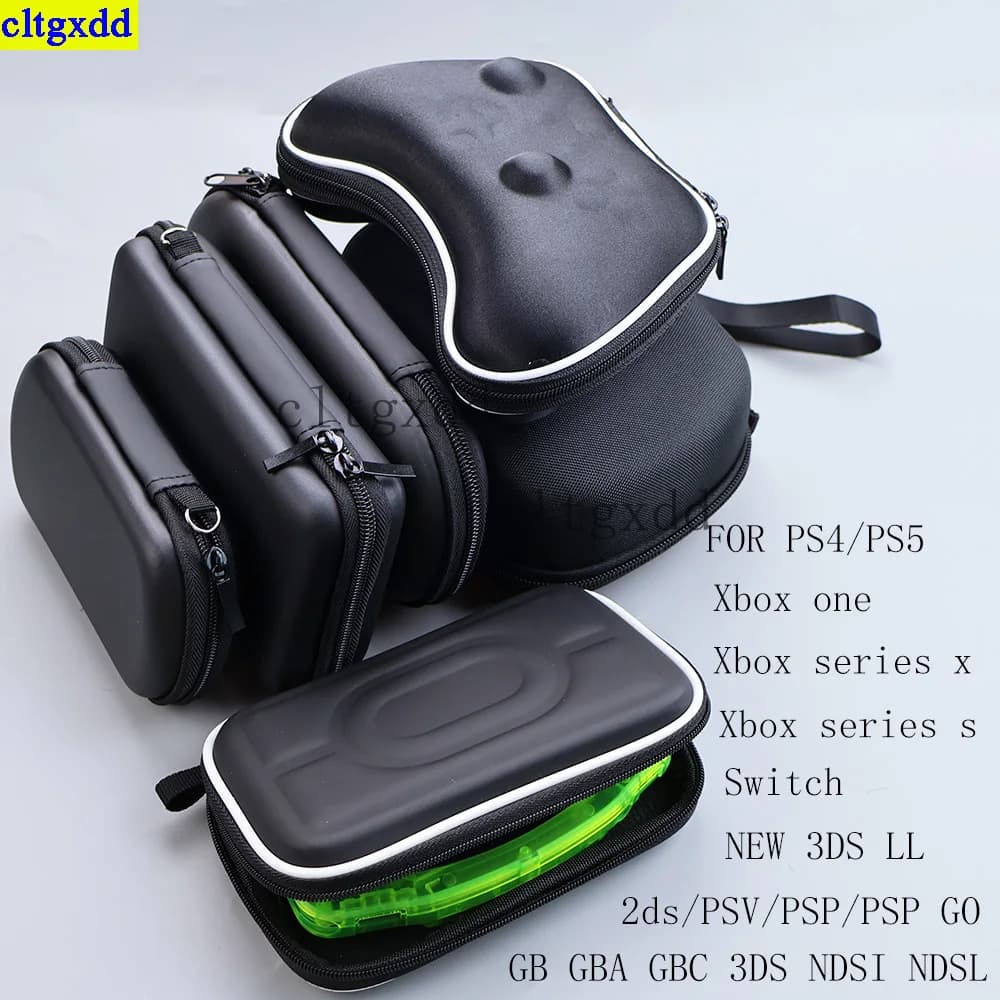 Cltgxdd 1 borsa di stoccaggio per giochi adatta per 2DS 3DS GB GBA GBC NDSI NDSL Xbox PS5 PSP GO PSV borsa di stoccaggio borsa rigida EVA antiurto