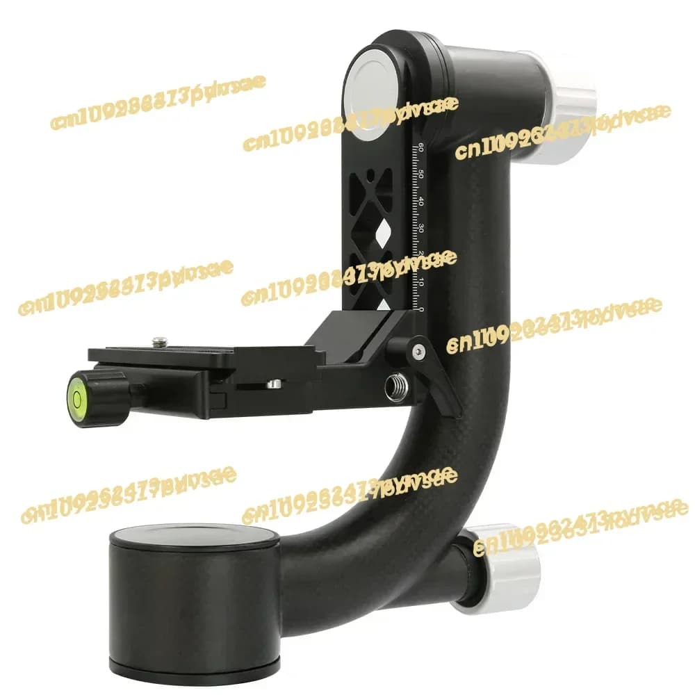 Supporto per treppiede con testa gimbal panoramica a 360 gradi con piastra a sgancio rapido per videocamera digitale DSLR