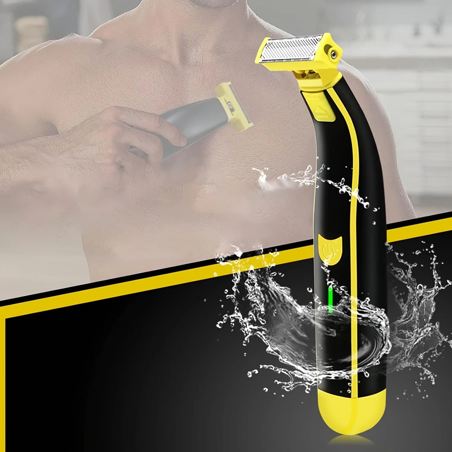 USB Rechargeable Portable Electric Razor for Men and Women Full Wet and Dry Body Hair Removal For Arms Legs Beard Hands