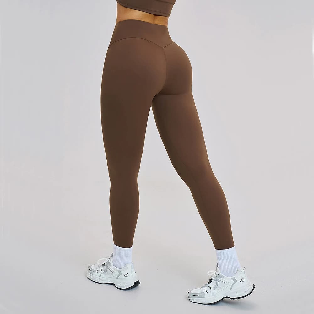 Leggings Yoga Woman in High Waist Push-Up, Sporty Leggings for Fitness and Running, Solleva-Glutei Yoga Pants Highly Elastic for Training and Gym