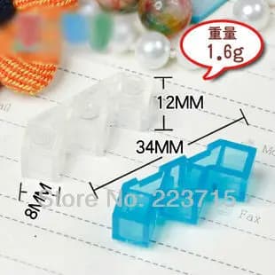 2462 20 pezzi * Facet Brick 3 x3x1 * mattoni a blocchi di illuminazione fai-da-te, compatibili con le particelle di assemblaggio