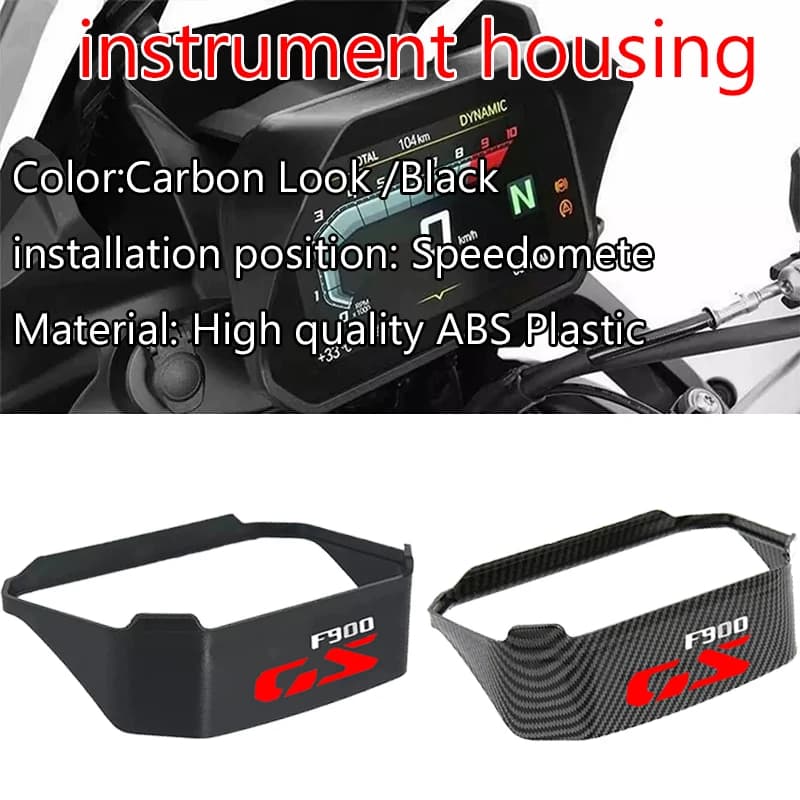 Fit For F900R F900XR F900GS 900XR F900 R XR Motorcycle Accessories Carbon Look Instrument Hat Sun Visor Meter Cover Guard