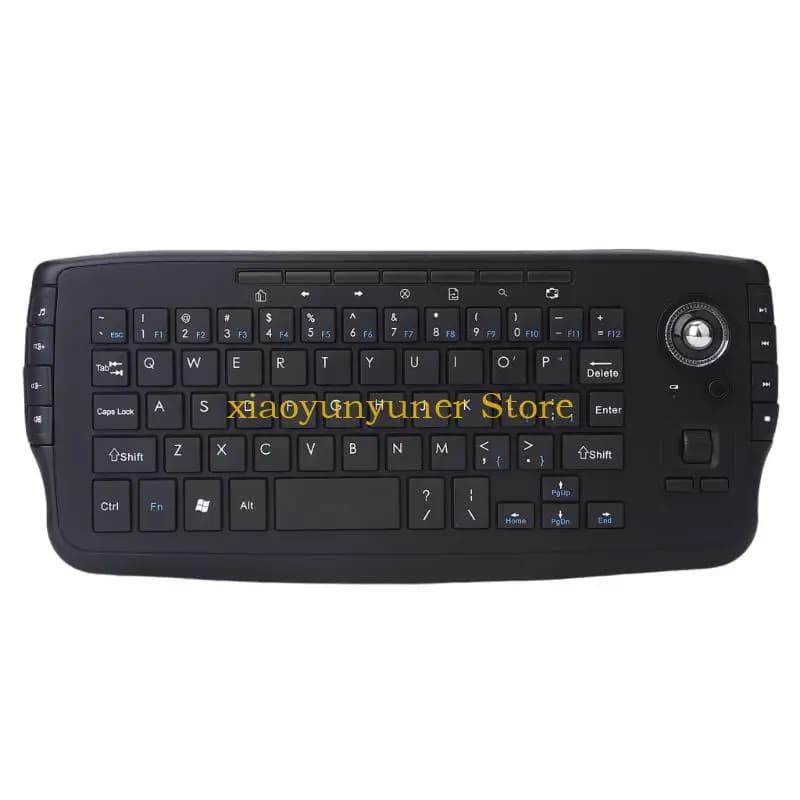 Tastiera wireless con mouse trackball 2.4G integrato 2 in 1 per PC e P9JB