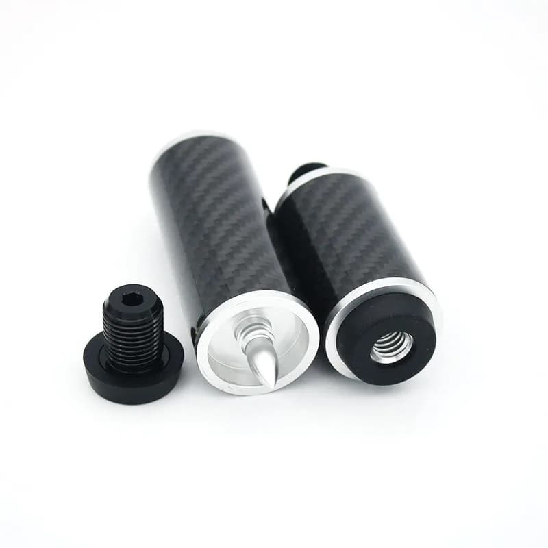 Estensione stecca da biliardo Accessori da biliardo Prolunga stecca da biliardo in fibra di carbonio 2''/4''/8'' Sostituzione estensione leggera