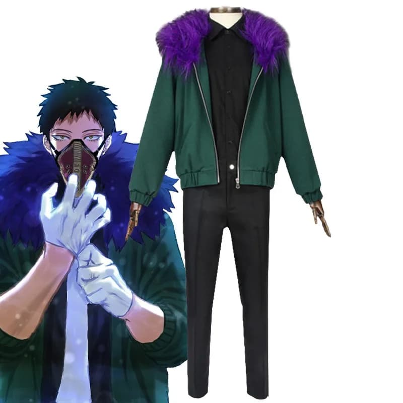 Chisaki Kai Overhaul Cosplay Costume Outfits Halloween Carnival Party Suit Anime Boku No My Hero Academia Jacket Coat and Suit