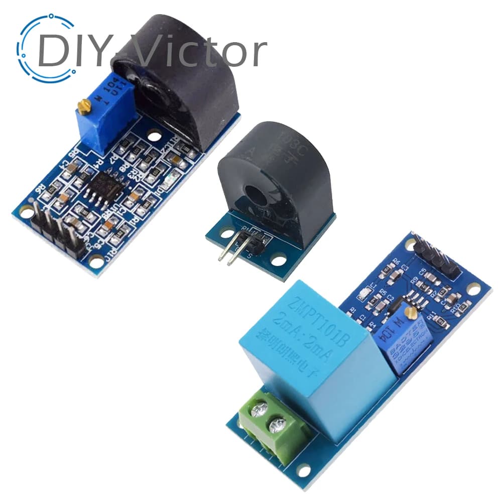 Modulo trasformatore di tensione monofase attivo Sensore di tensione corrente di uscita CA per Arduino Mega ZMPT101B 2mA ZMCT103C 5A
