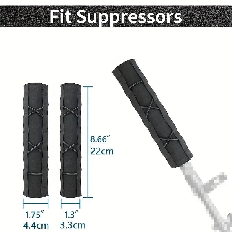 Nuovo 22 centimetri Caccia Aria Morbida Soppressore Silenziatore Copertura Aria Sniper Pistola Tiro Silenziatore Manica Scudo Termico Scudo Protezione