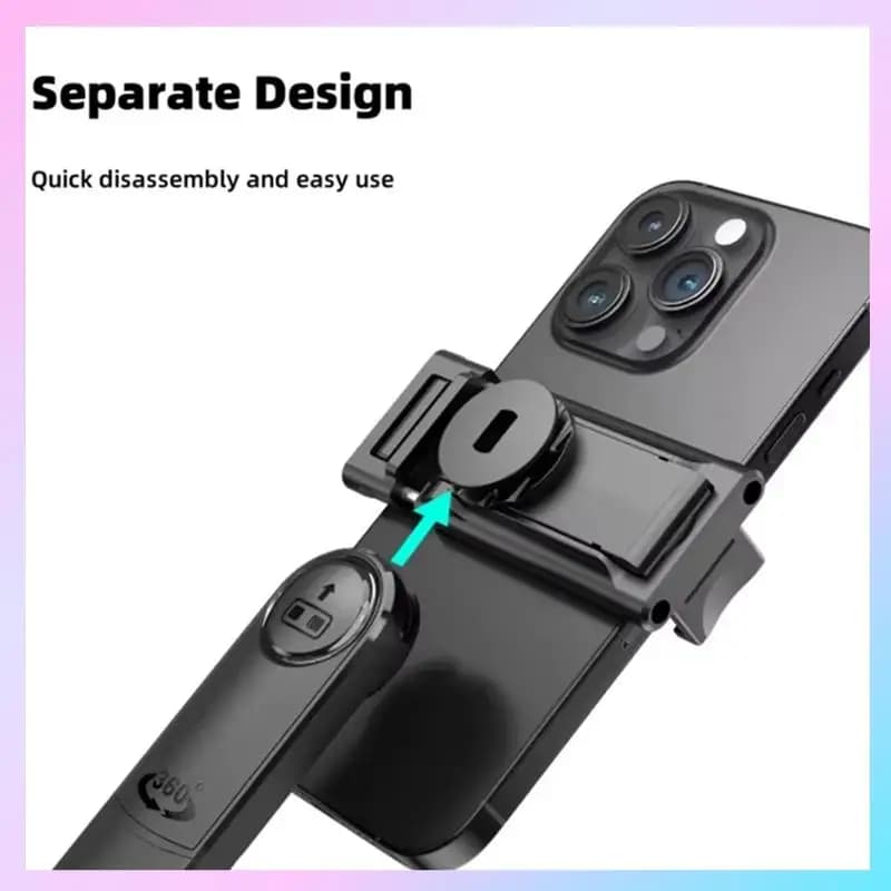T23C C17 Monopiede 360 ° Rotazione automatica AI Tracking Shooting Treppiede Otturatore Bluetooth per supporto per telefono Bastone selfie wireless