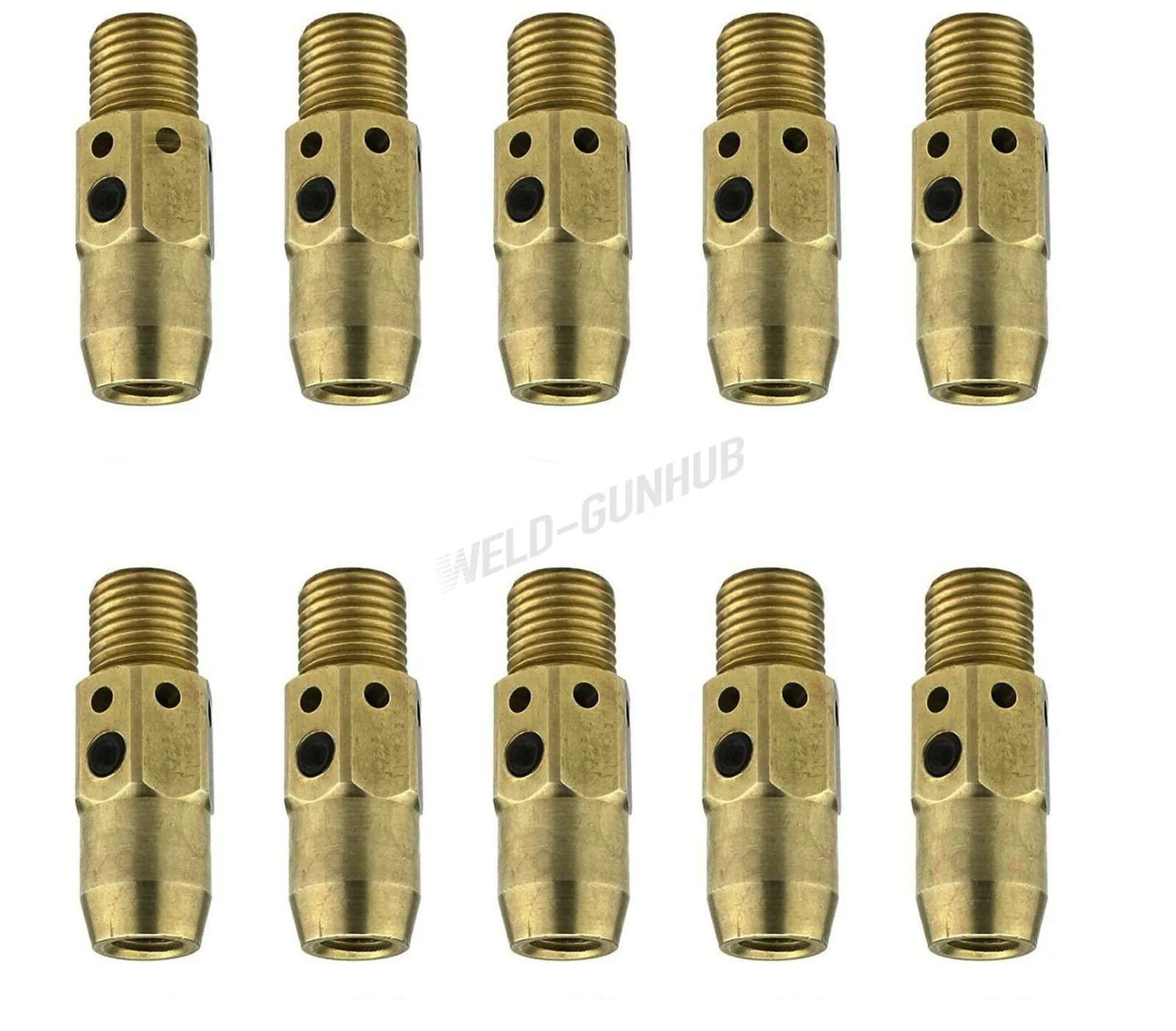 10 units of gas diffuser 54A suitable for MIG welding torches Tweco # 3/# 4 and Lincoln Magnum 300-450A-