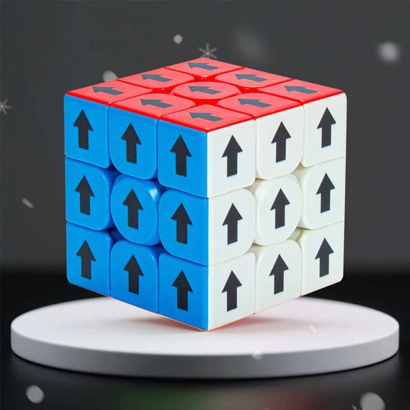 Direction Arrow Magic Speed Cube 3X3X3 Puzzle Challenge Gift IQ Logic Training Brain Teaser For Kids & Adults кубик антистресс