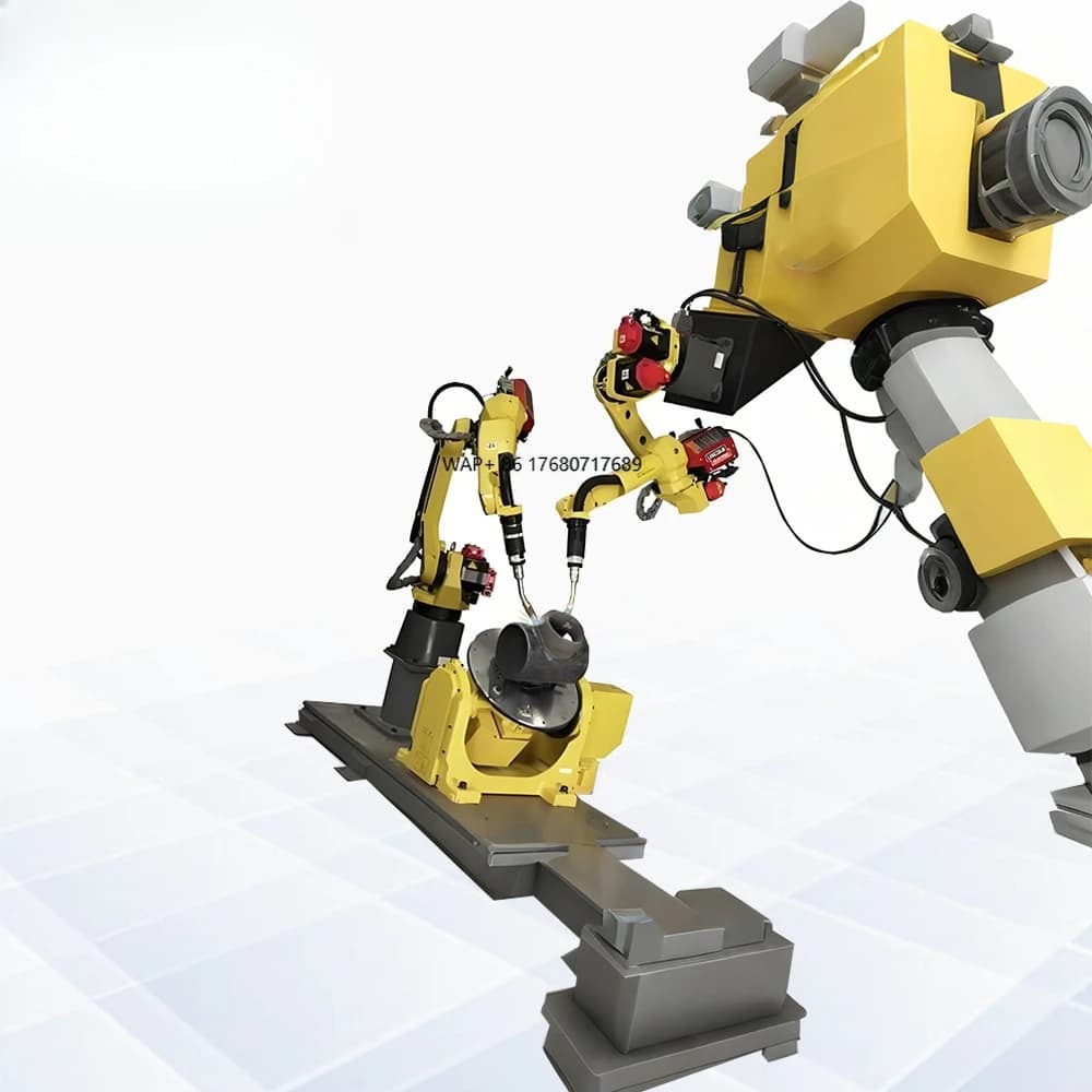 Produzione intelligente Automazione industriale Manipolatore di saldatura collaborativo di piccole dimensioni Sistema di controllo della workstation a 6 assi