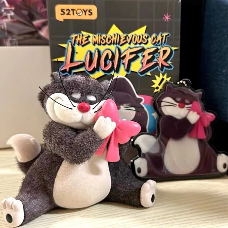 Genuine 52toys Cat Cartoon Character Q Version Blind Box Of Bad Cat Model Doll Car Desktop Decoration Trendy Toys Surprise Gifts