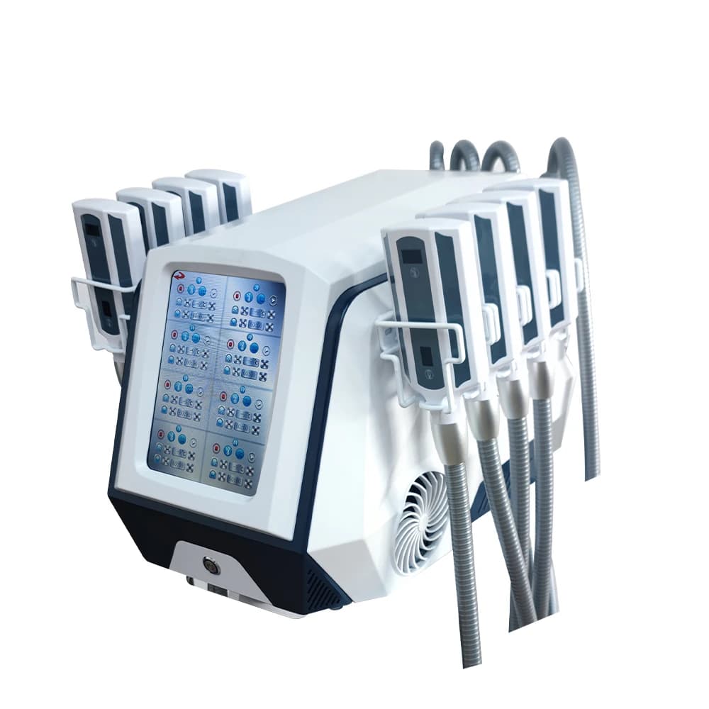 cooling bearing machine EMS 8 plates diamond portable ice bearings fat removal equipment for weight loss to sculpt cold body